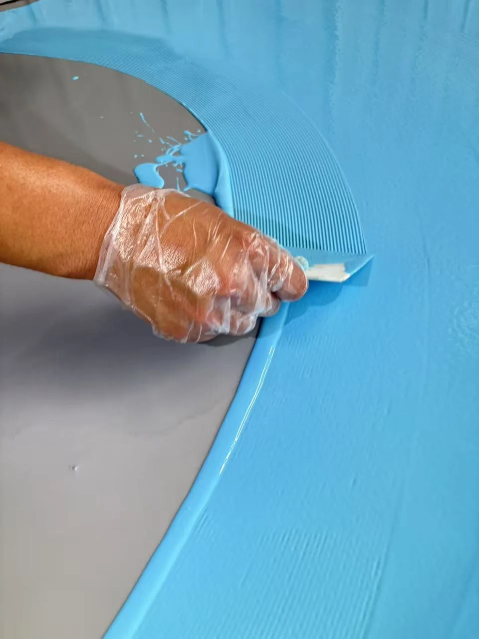 Gloss Polyaspartic Waterproofing: Application Recording Gloss Polyaspartic Waterproofing: Application Recording