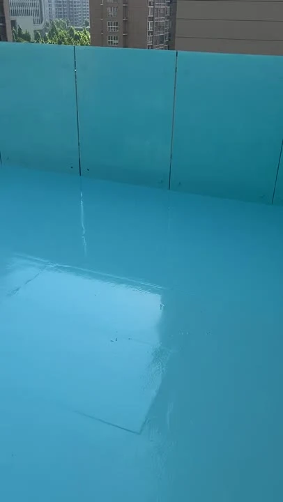 Polyaspartic polyurea terrace coating: on-site finished appearance Polyaspartic polyurea terrace coating: on-site finished appearance