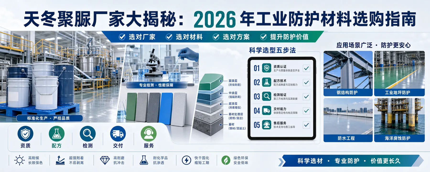 天冬聚脲厂家大揭秘:2026 年工业防护材料选购指南 天冬聚脲厂家大揭秘:2026 年工业防护材料选购指南
