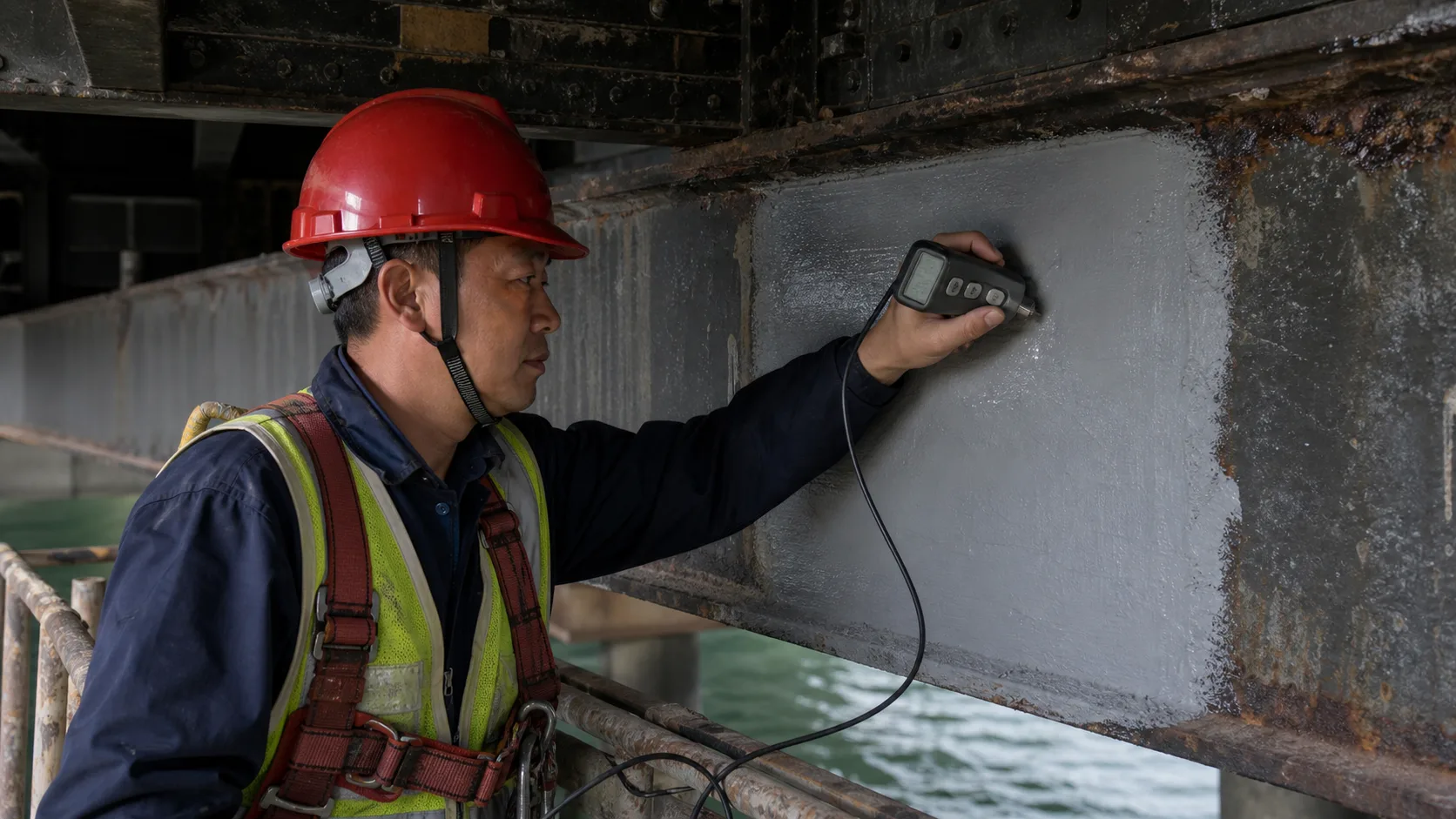 Long-lasting protection of the marine and high salt spray environment