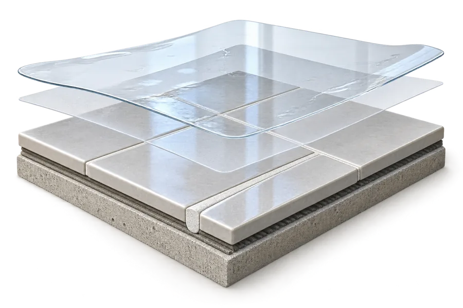 The cooker's balcony is transparent and waterproof.